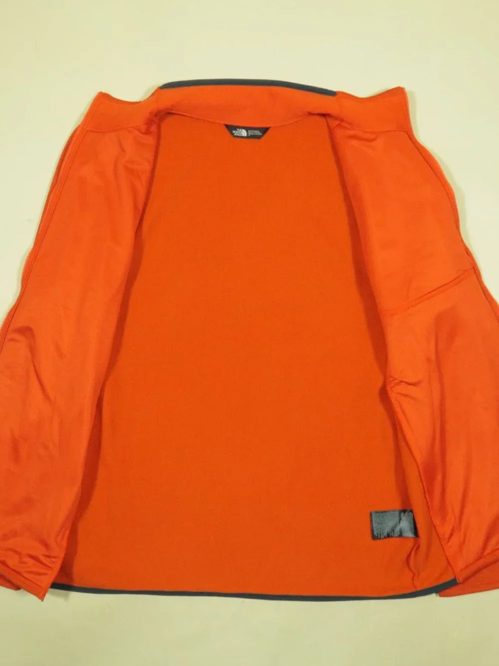 The North Face Gatorade Skyline Fleece Jacket Mens L Orange Full Zip
